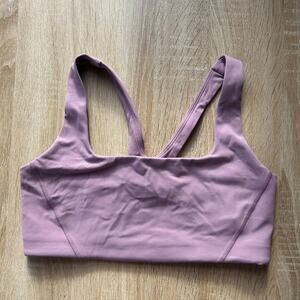 CRZ YOGA Women's Razorback Sports Bra Size XS Dusty Rose